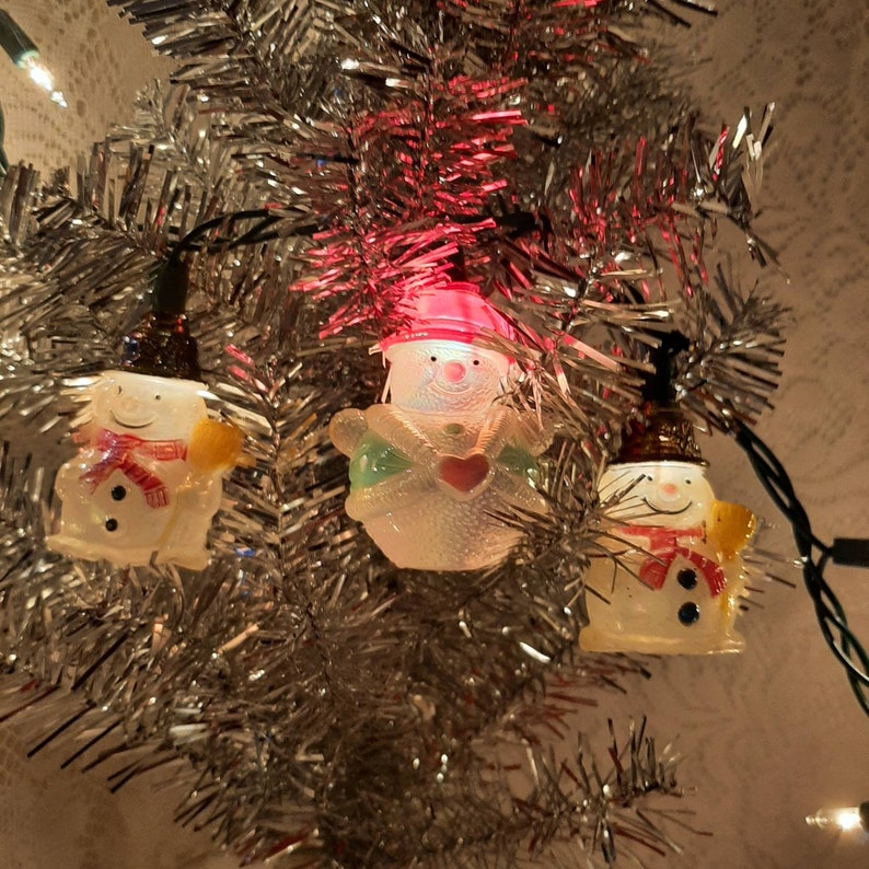 FROSTY LIGHT COVERS Mini Snowmen Light Covers Wreath Light Etsy