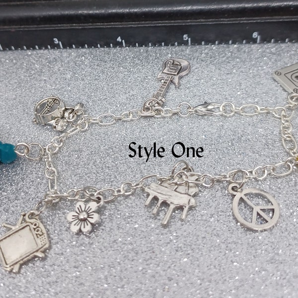 Five Different Styles of Charm Bracelets to Celebrate the 1960's Band & TV Show