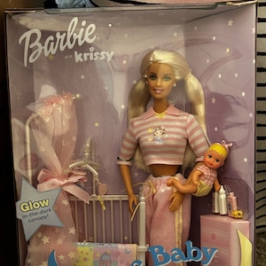 Bedtime Baby-Barbie & Krissy Dolls Vintage