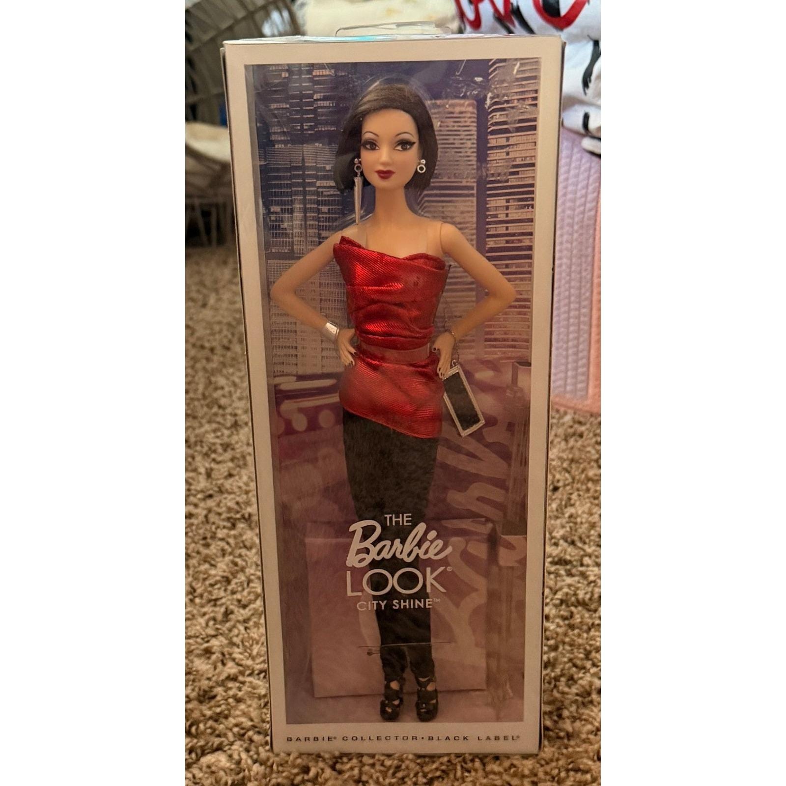 Mattel-the Barbie Look-city Shine-black Label- Barbie Collector