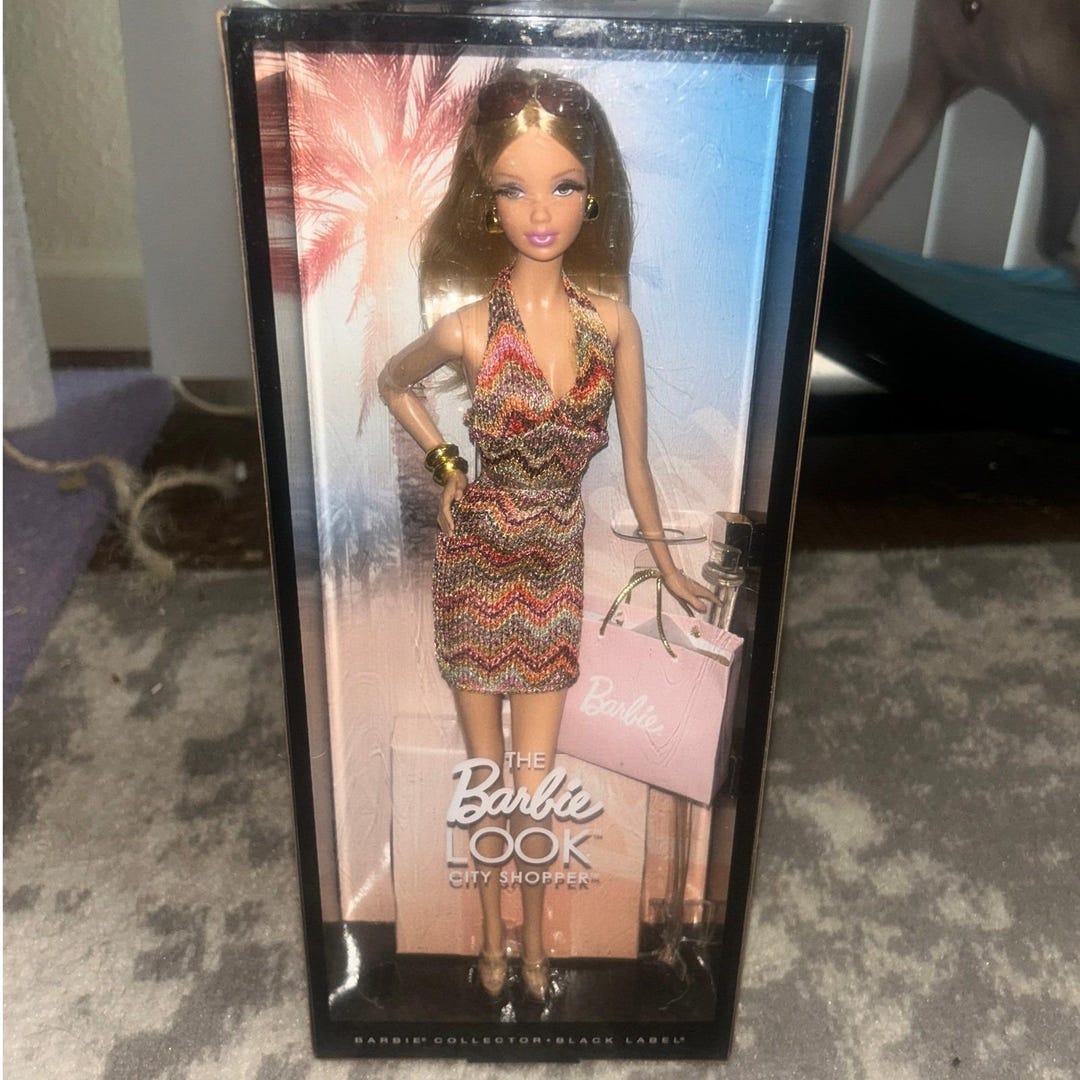 ♡バービー人形　レアthe Barbie look city shopper ♡ Mattel the Look Barbie City Shopper Doll (NWT) - Etsy