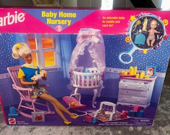 Mattel Barbie Baby Home Nursery Playset (NEW) 1998 Australia