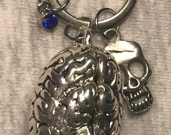 Anatomy-Human Brain Key Tag/Purse Charm