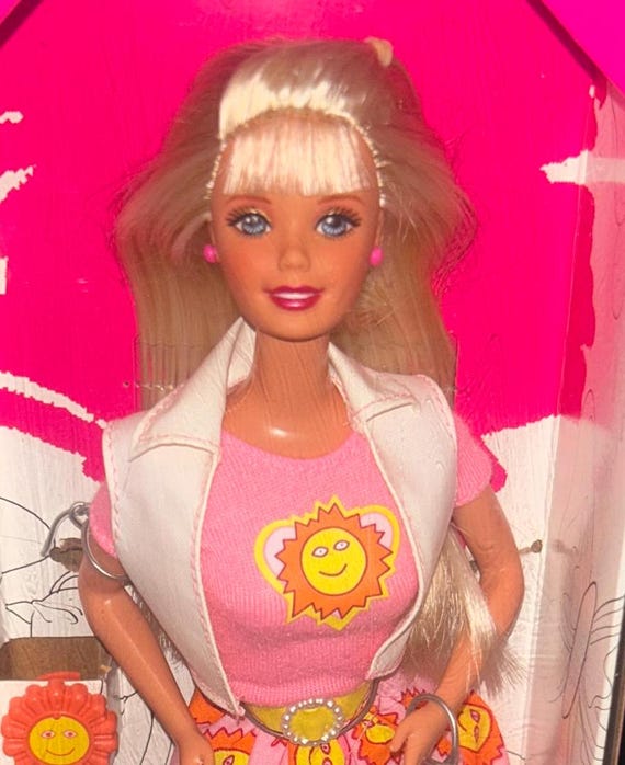 Muñeca Barbie Color With Me Edición Especial Vintage de Mattel