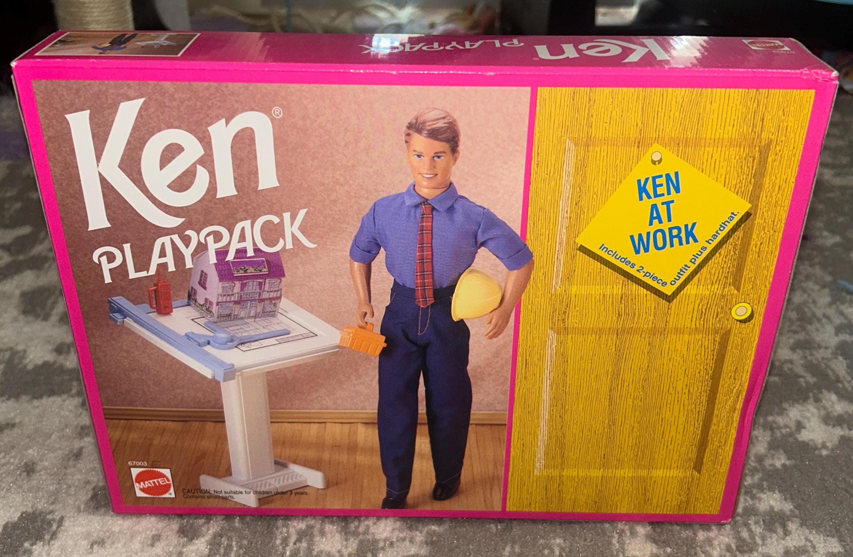 Work Ken Barbie Barbie-ken at Work Playset (NEW) Vintage 1993 - Etsy