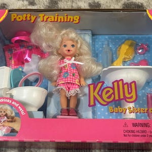 Barbie-Potty Training Kelly-Little Sister of Barbie Doll