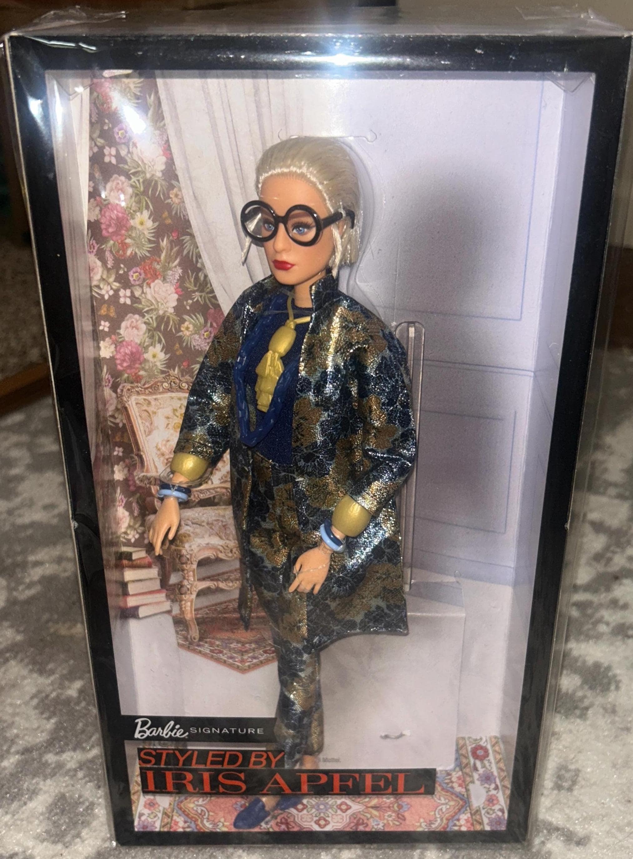 Floral Barbie Styled By Iris Apfel Doll Mattel Signature Collector