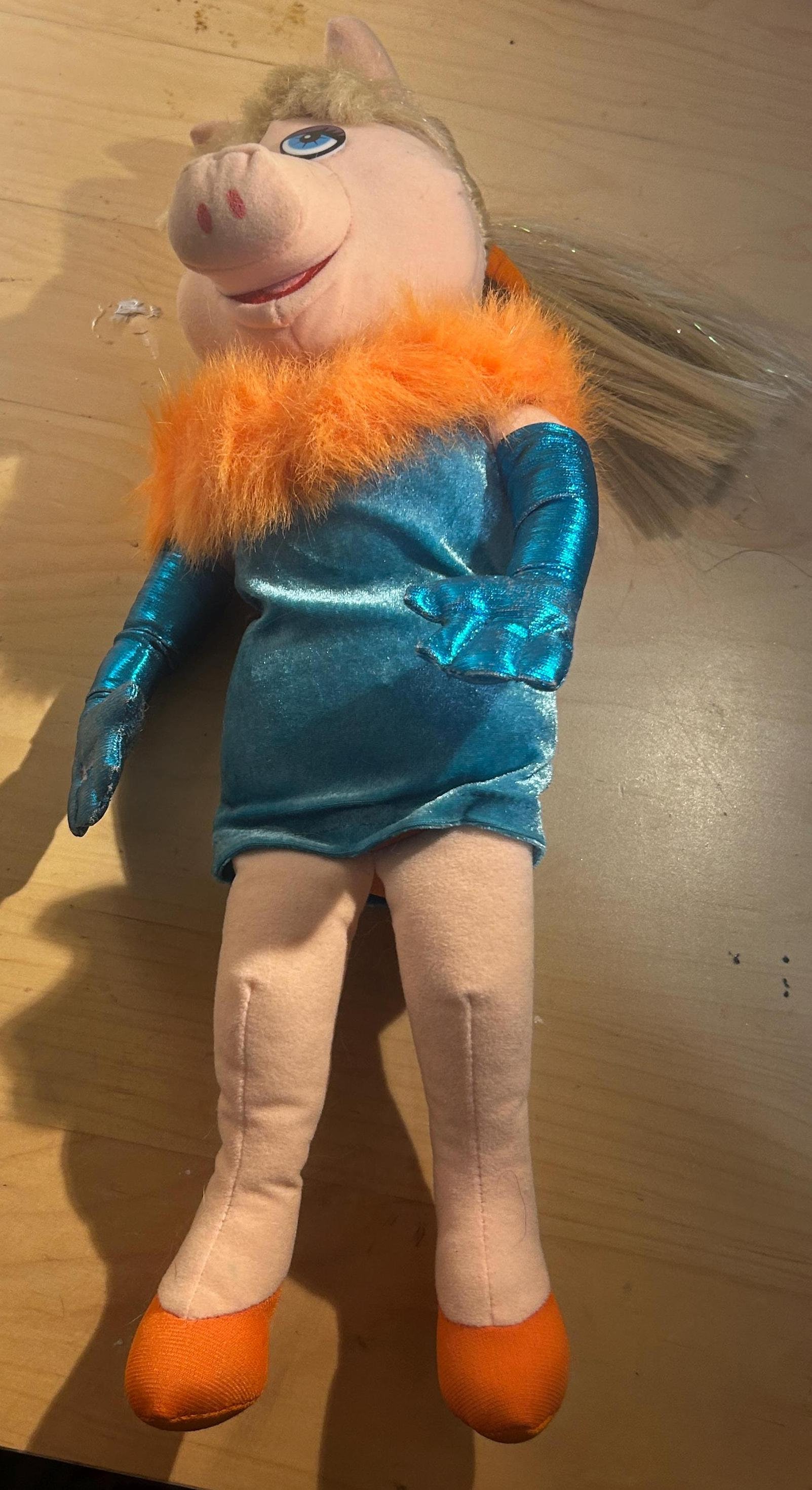 Jim Henson Muppets Plush Miss Piggy - Etsy