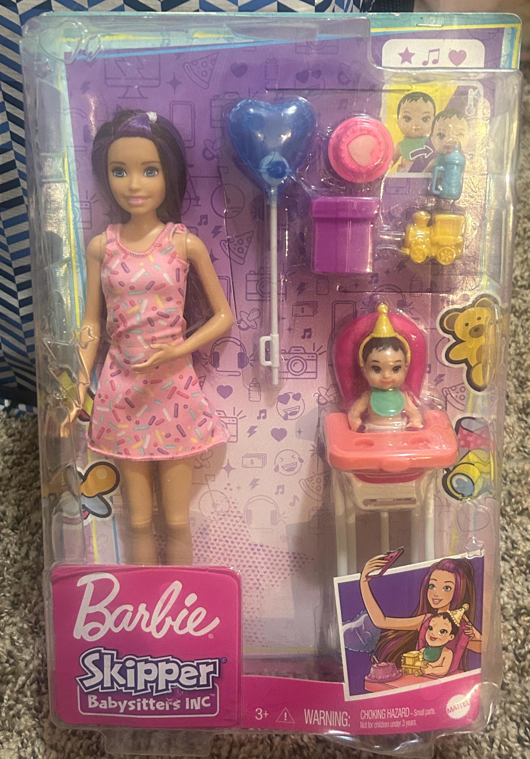 Barbie-skipper Babysitter Birthday Feeding Set