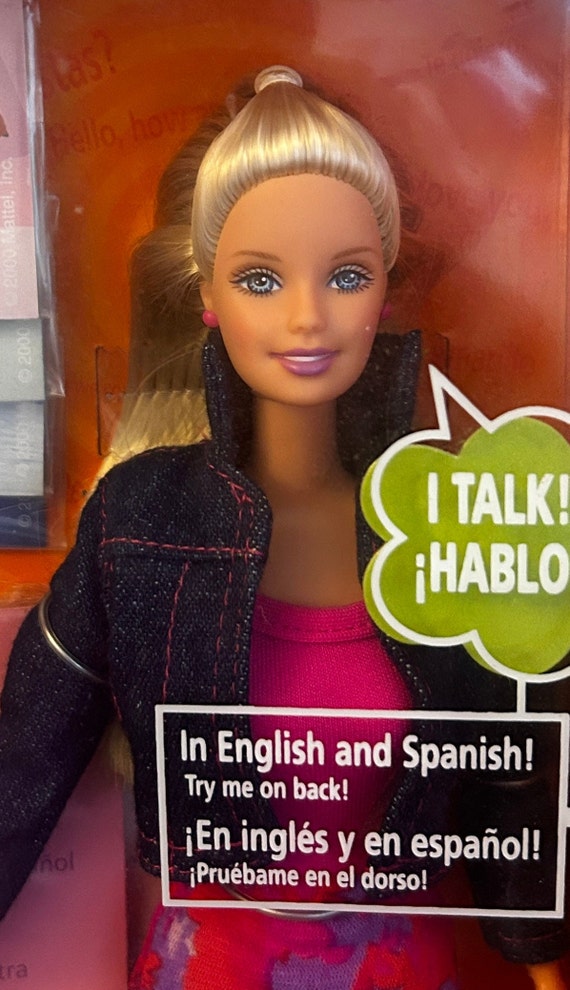 Barbie Spanish Teacher Talking Bilingual Doll Vintage Etsy