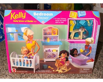 Mattel Barbie-Kelly's Bedroom Playset Vintage 1998 (NWT)