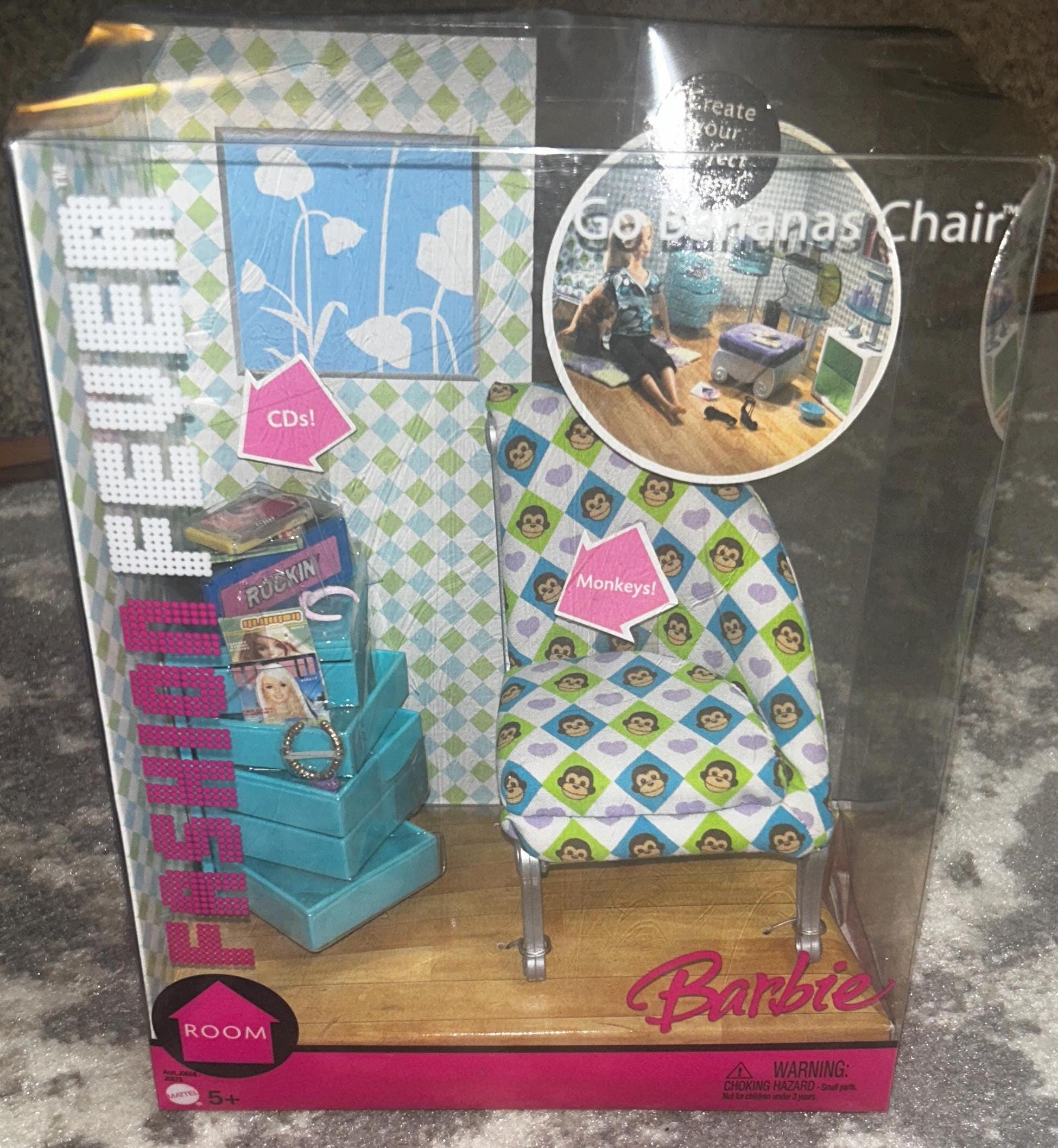 Barbie Fashion Fever Go Bananas Chair