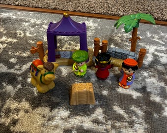 Escena de Navidad de los Tres Reyes Magos de Fisher-Price Little People (Nuevo con etiquetas)