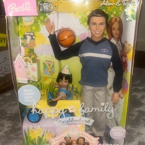 Mattel Barbie Happy Family Neighborhood Happy Birthday Alan & Ryan Dolls (NEW)