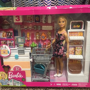 Barbie Supermarket Doll Set