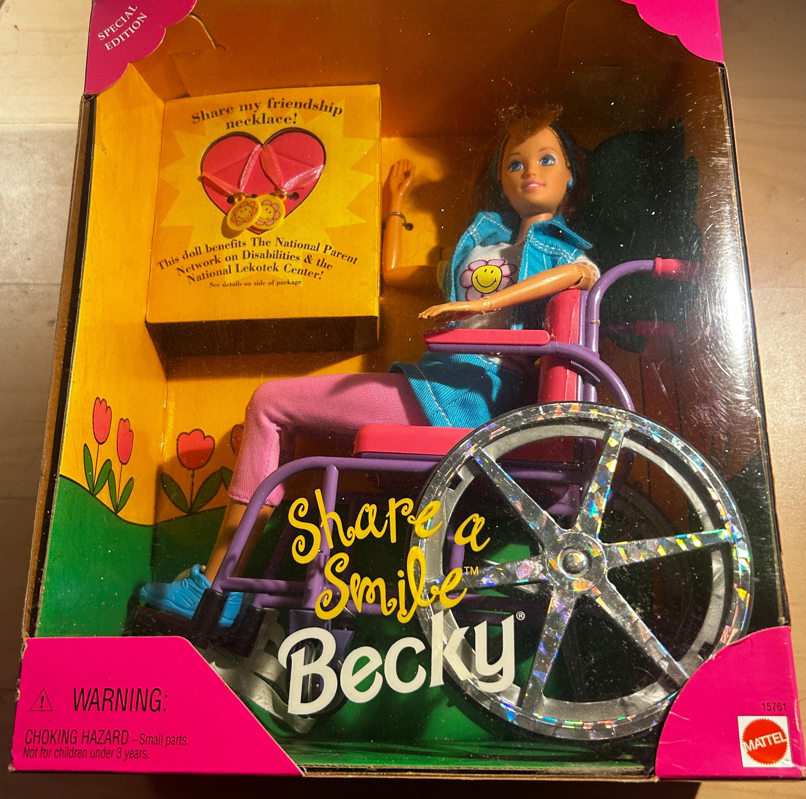 Barbie Share A Smile Becky Doll - Etsy