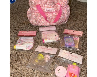Bolso cambiador y accesorios American Girl Bitty Baby (5) (Nuevo con etiquetas)