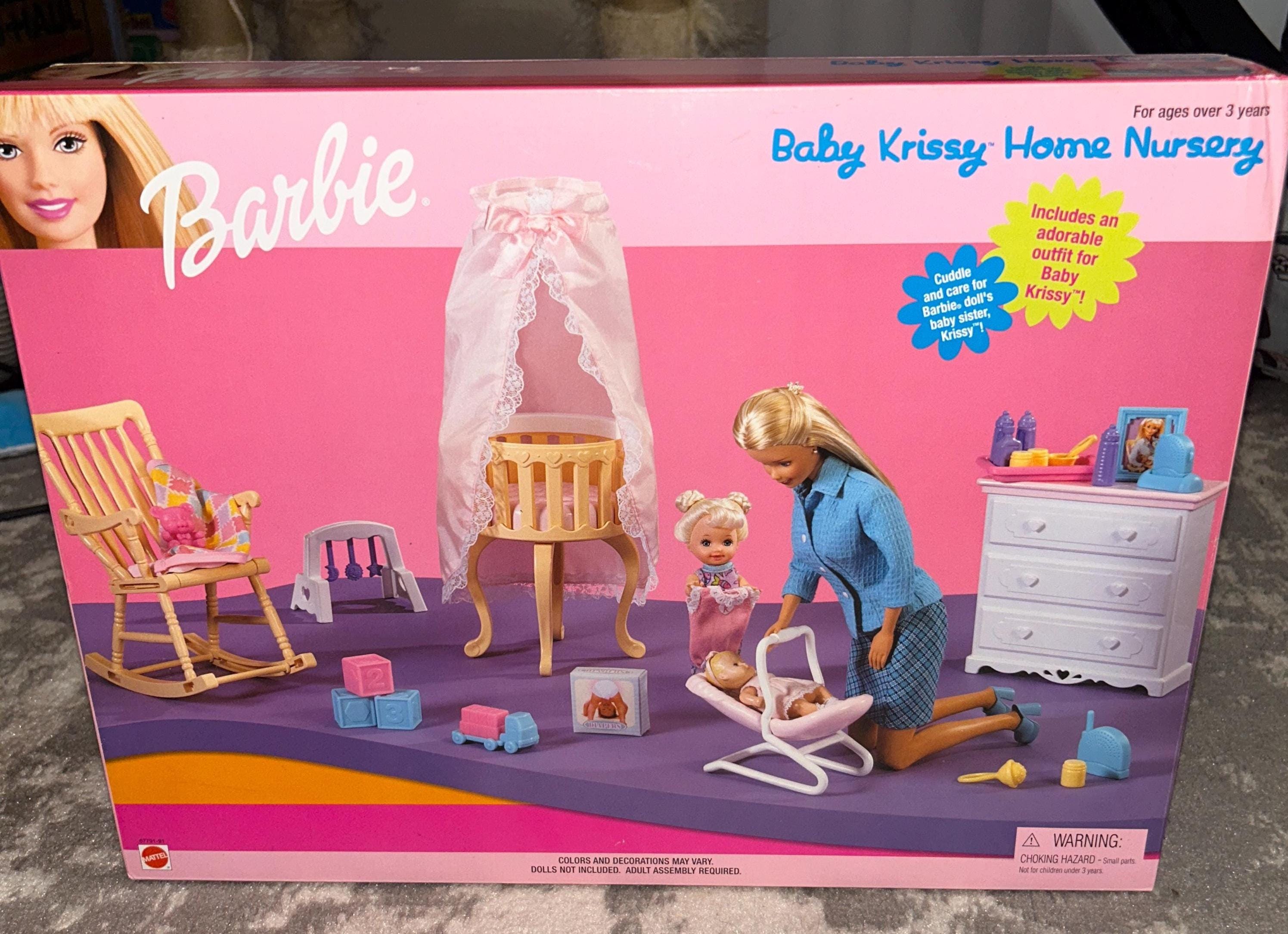 Krissy Barbie Has A Baby Game Mattel Barbie Baby Krissy Home