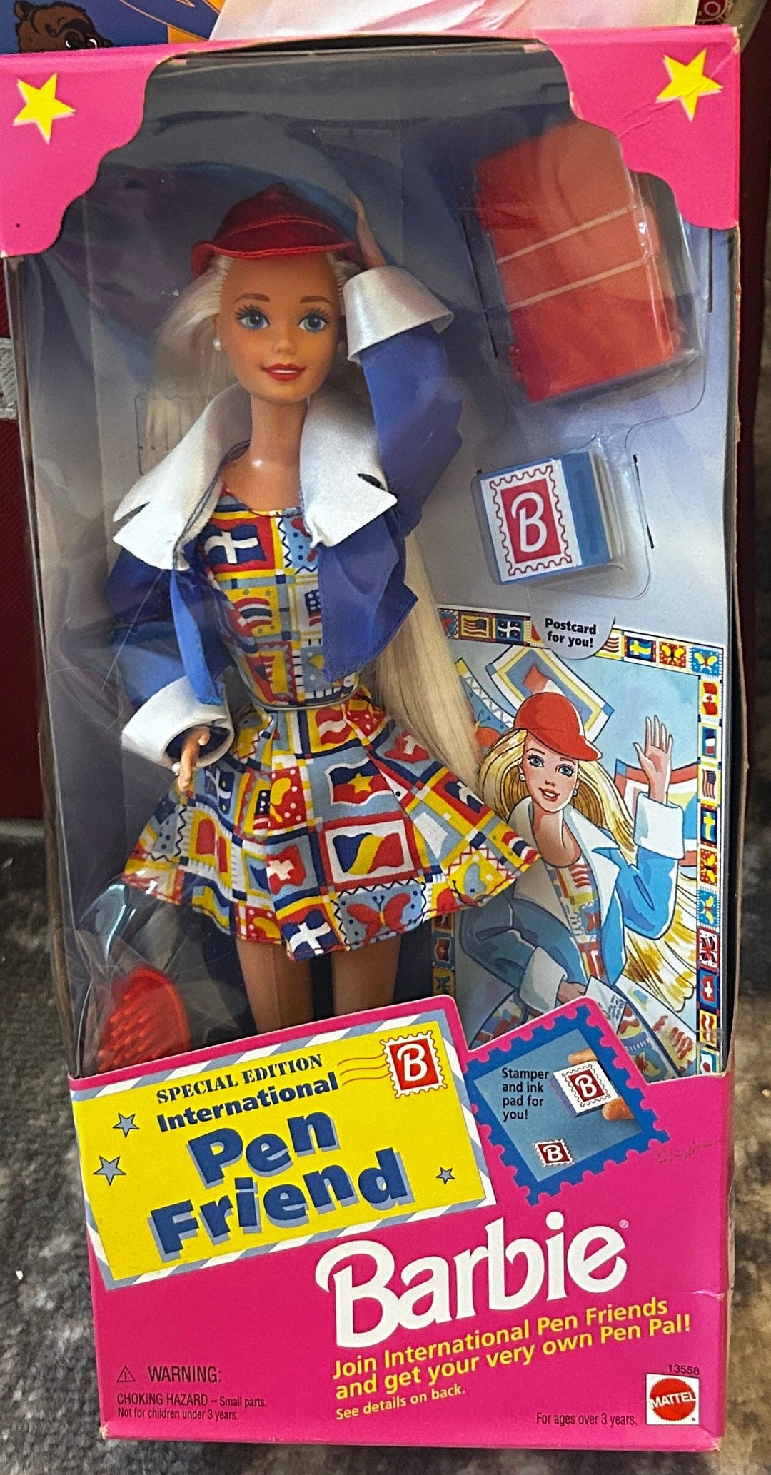 Bambola vintage Barbie edizione speciale International Pen Friend