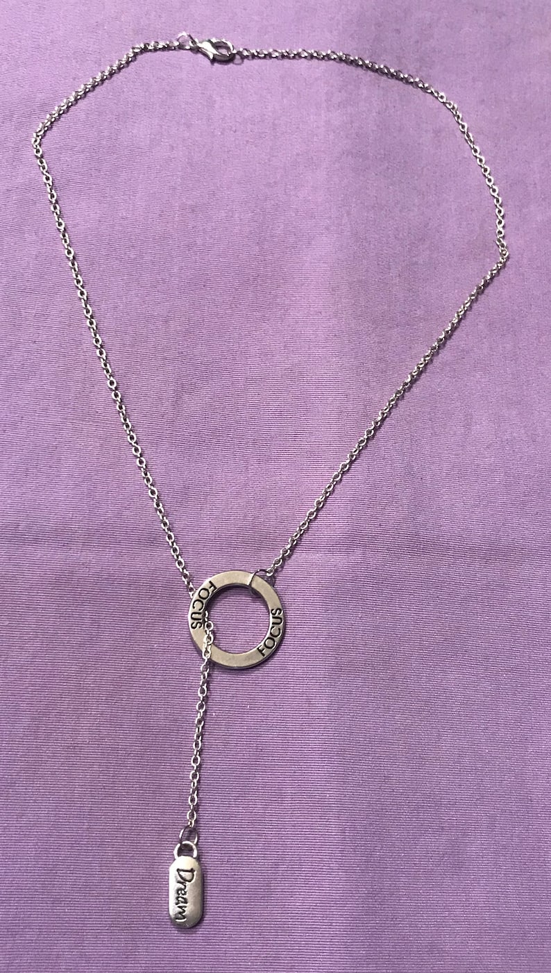 Silver Colored Y Style 20/'5 Dream Lariat Necklace