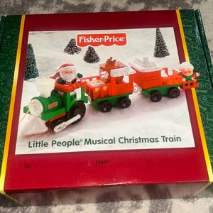 Fisher-Price Musical Christmas Train-Vintage 2002 (NEW)