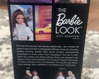 Poupée Barbie Mattel Look City Shopper - Black Label 2012 - Collection Vintage