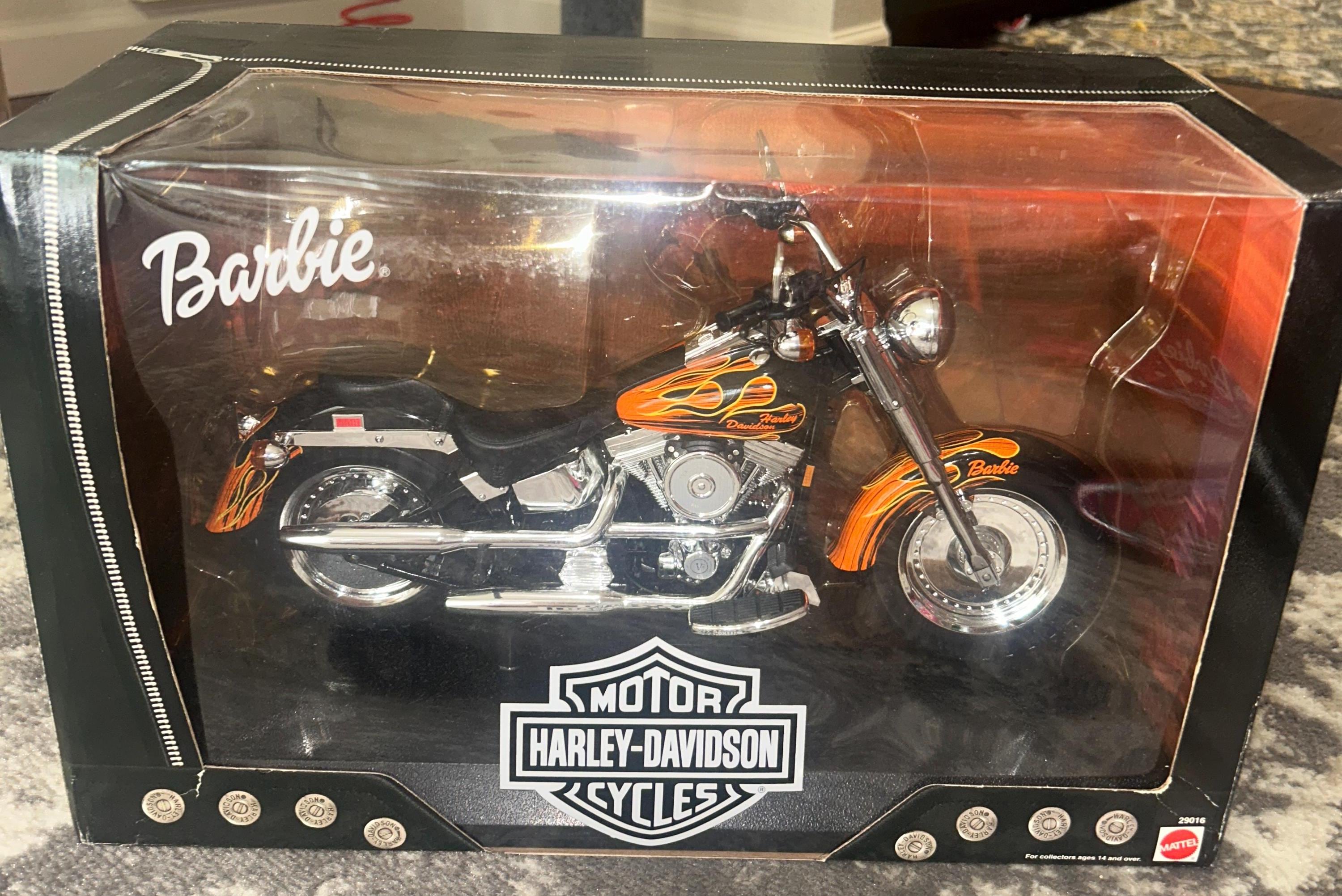 Barbie Harley-davidson Fat Boy Replica Motorcycle (2000) Mattel