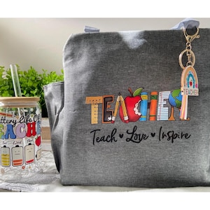 Lehrer-Geschenk-Set für Schullehrer Wertschätzung Geschenk für Freund Tragetasche und Kaffeetasse Geschenk für Lehrer Geschenkkorb für Bester Freund Geschenk