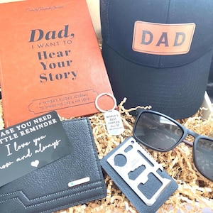 Caja de regalo para el Día del Padre, regalo para papá, regalo personalizado para esposo, ideas de regalo para vacaciones, regalo para papá nuevo, regalo de cumpleaños para hermano