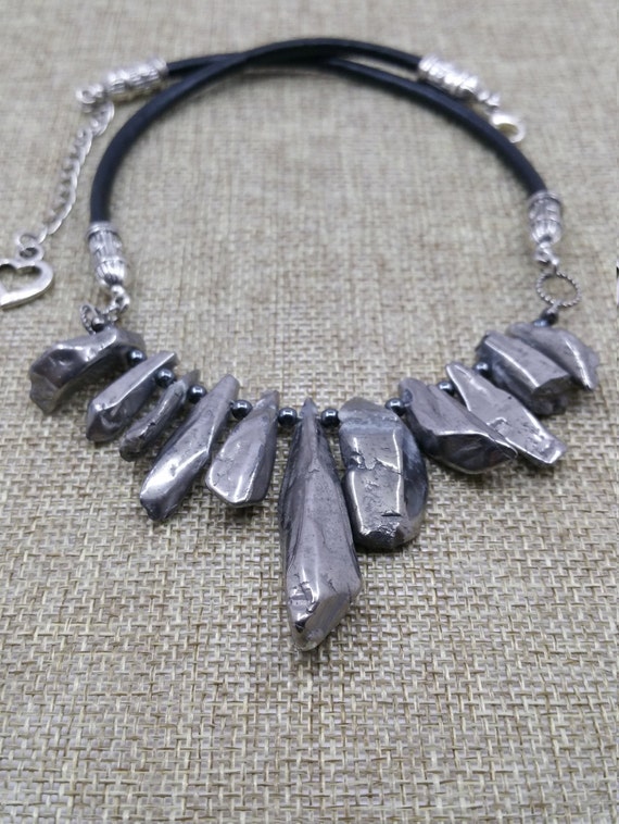Boho Jewelry Quartz Crystal Necklace for Women