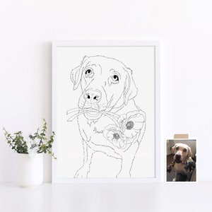 Line art portrait, minimalist decor, minimalist portrait, minimalist drawing, personalised line drawing, custom line drawing, basic art