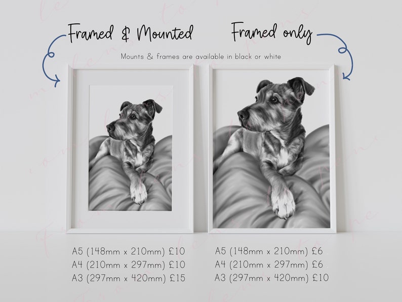 MOUNTING AND FRAMING optional Etsy