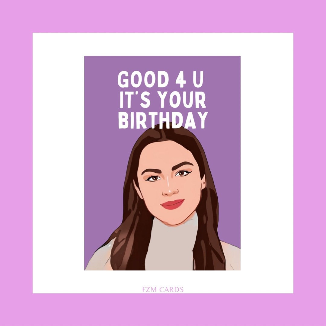 Olivia Rodrigo inspired Birthday Cards / High School Musical / Etsy