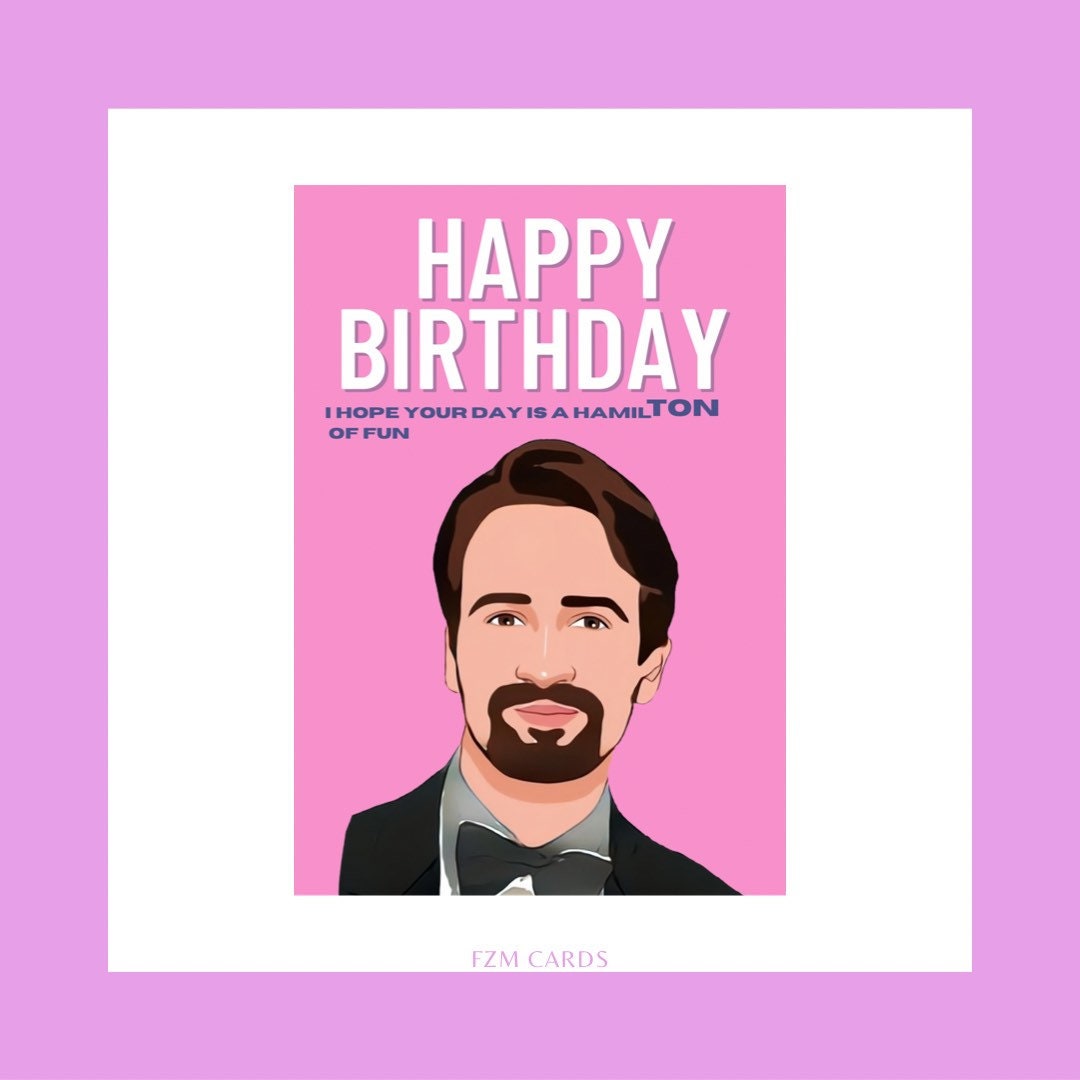 Hamilton inspired Birthday Cards Hamilton inspired Cards / | Etsy