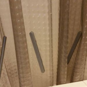 Shower Curtain Weights Stabilizer prevent shower curtain or liner cling perfect for borderless / frameless / barrier free showers image 6
