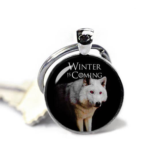 game of thrones ghost keychain