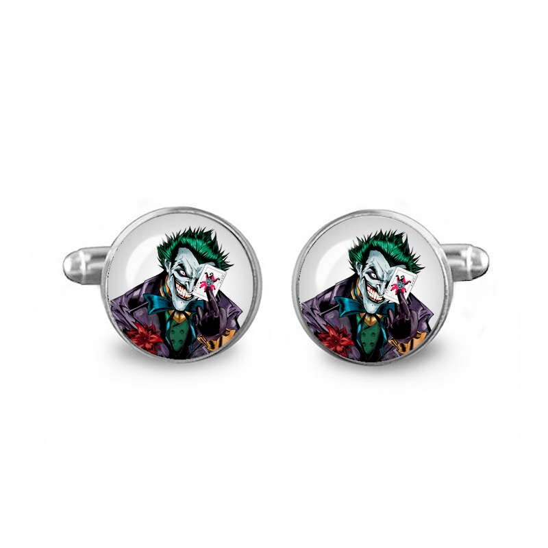 Joker Cuff Links 16mm Villains Cufflinks Gift for Men | Etsy