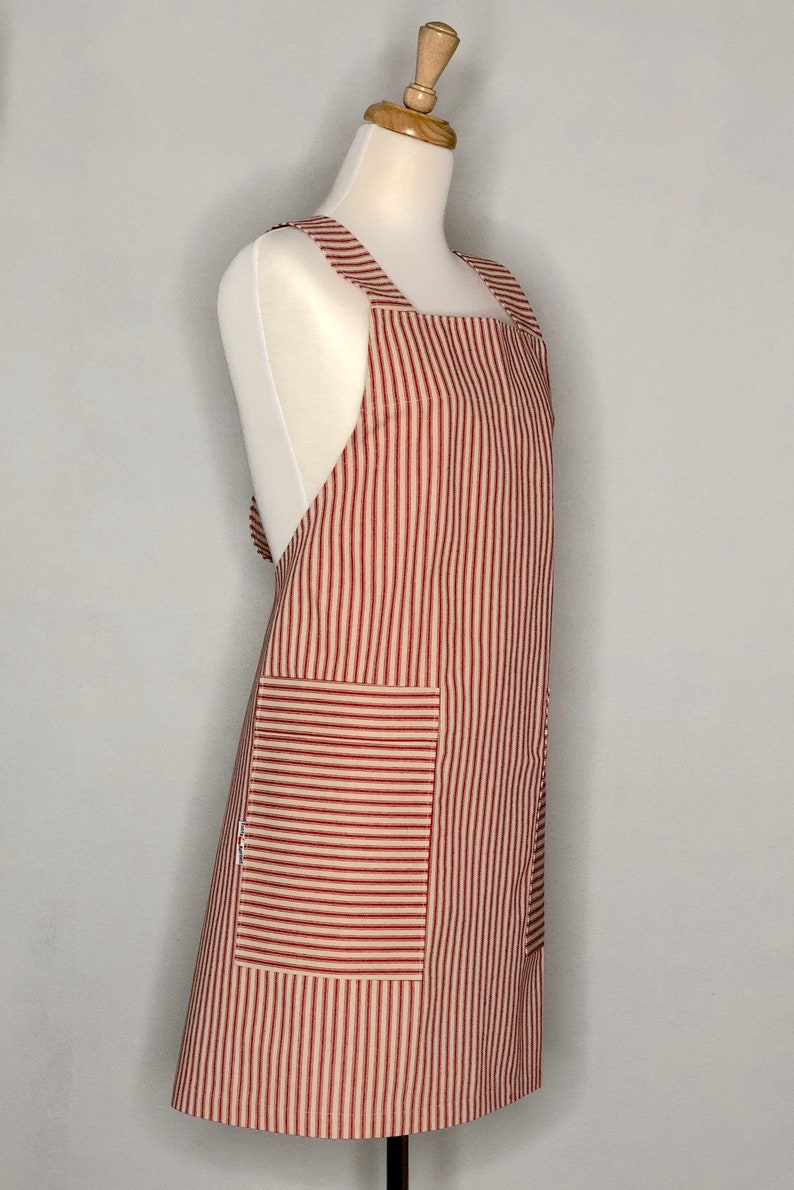 silver cross hood and apron vintage blue