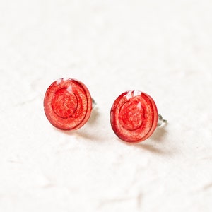 Red Blood Cell Earrings / nurse appreciation gift / doctor earrings / hematology earrings
