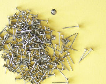 Titane 800 Bulk, coussinet de 4 mm pour boucles d'oreilles | 400 paires de clous d'oreilles super hypoallergéniques | Tenons en titane sans nickel