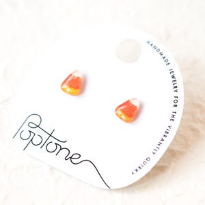 Halloween Candy Corn-stekers / kleine herfststekers
