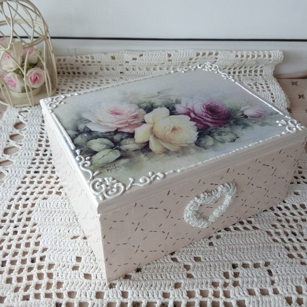 Large Wooden Storage Box Etsy