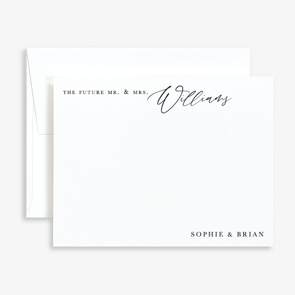 Personalized Couples Stationery Note Cards • Couples Note Cards Engagement Stationary • Couples Stationery • Engagement Gift