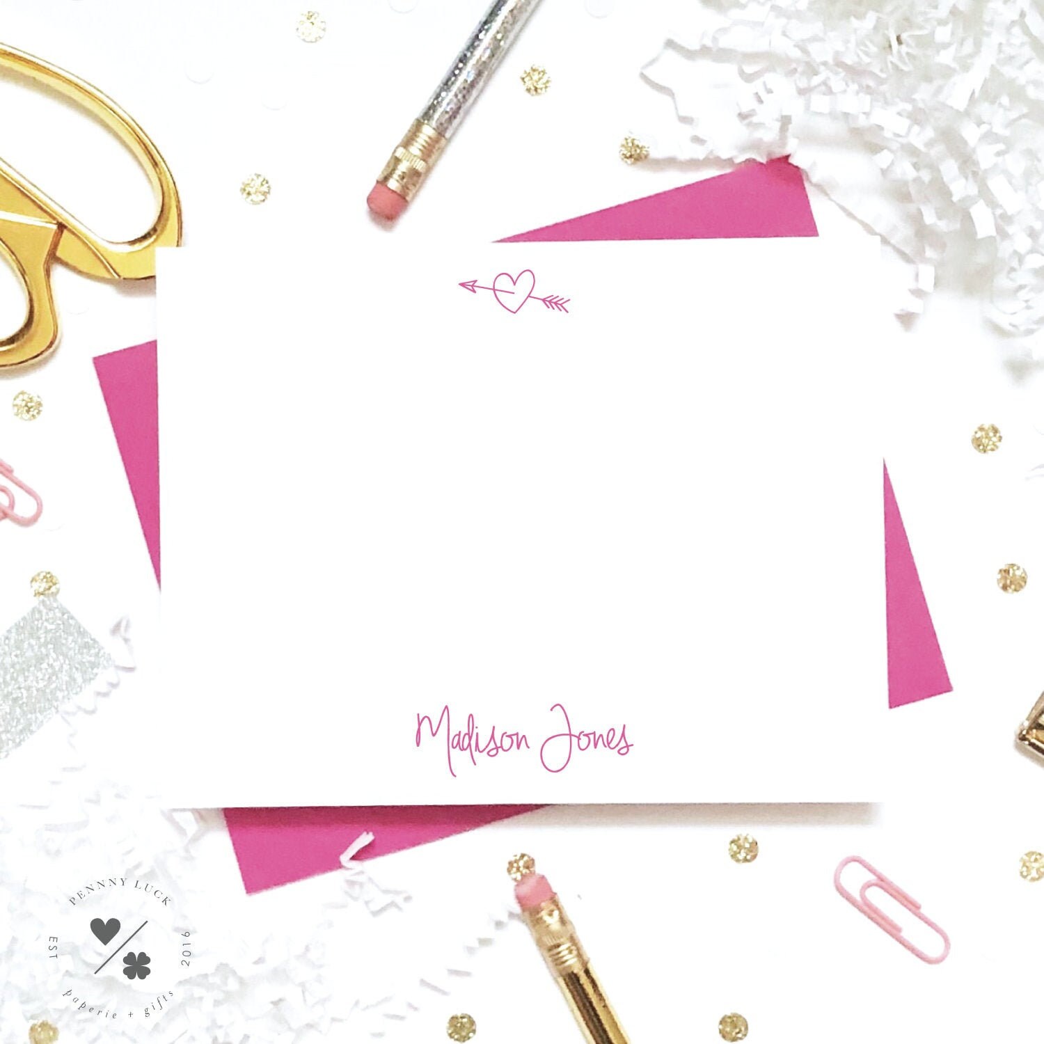 Personalized Note Cards for Kids Kids Stationery Etsy