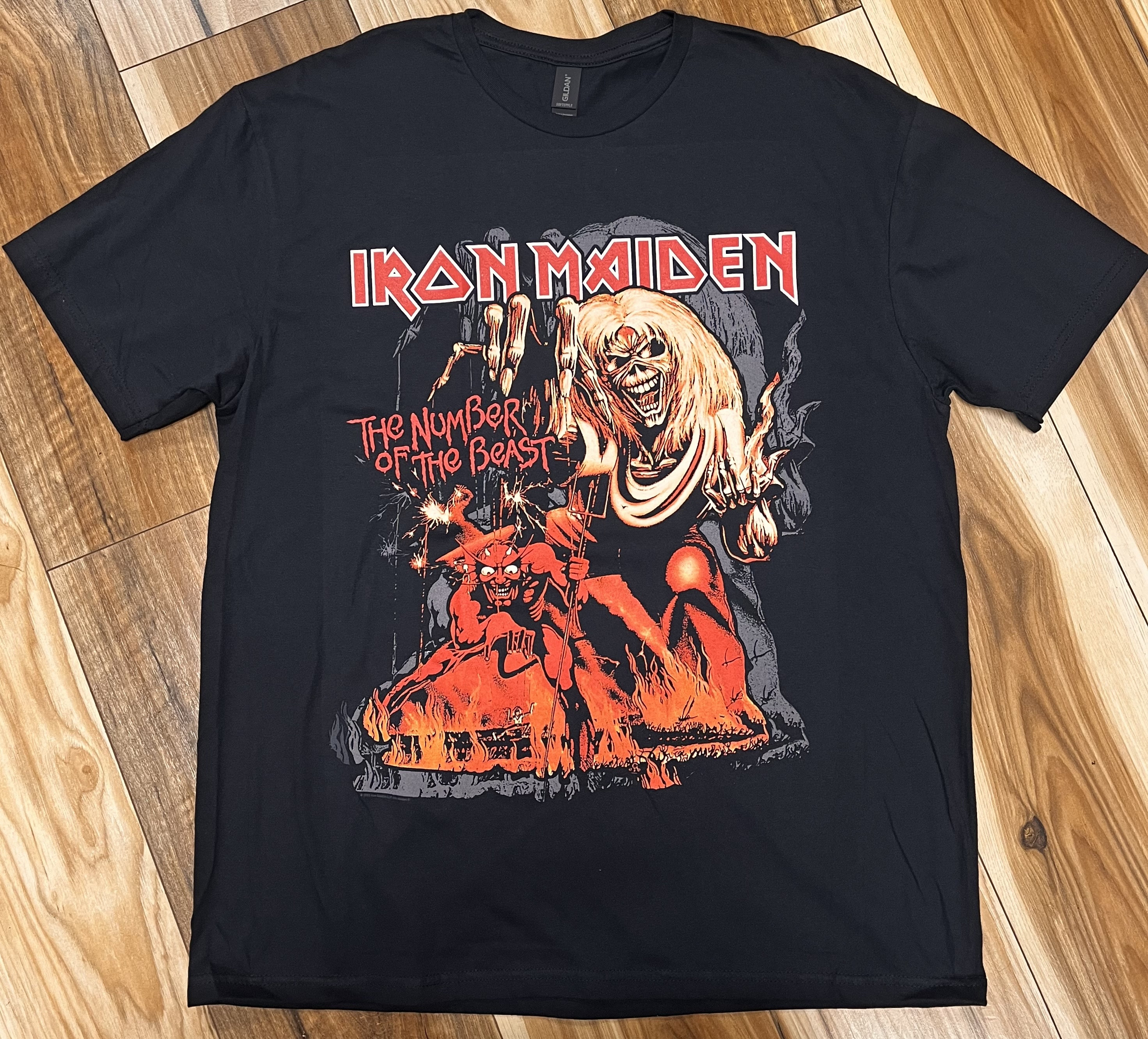 Tシャツ・カットソー REPRESENT Iron Maiden Number of Beast cotton and hemp T-shir Iron Maiden Number of Beast cotton and hemp T-shirt