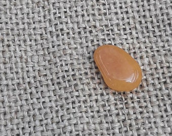 Home Tumbled Yellow Quartz Crystal, Collectible Crystal, Small Tumbled Stone