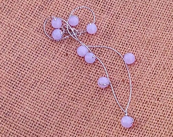 Handmade Beaded Necklace, Silver Necklace, Oth Style Necklace