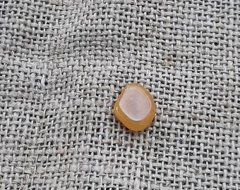 Home Tumbled Yellow Quartz Crystal, Collectible Crystal, Small Home Tumbled Stone