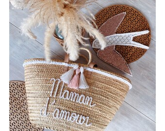 Panier personnalisé | 2 tailles disponibles | Cadeau fête des mères | Cadeau anniversaire