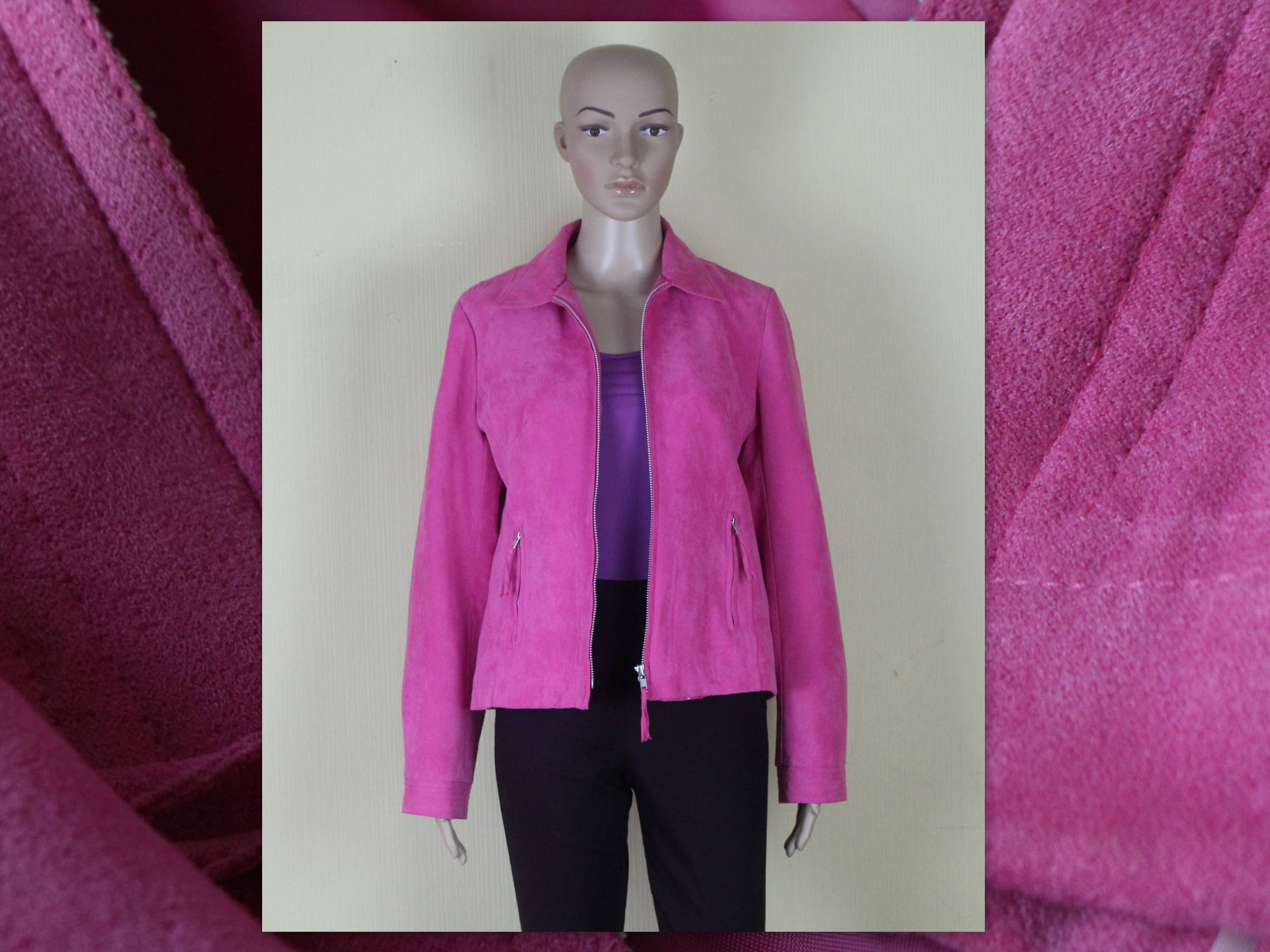 pink coat size 22